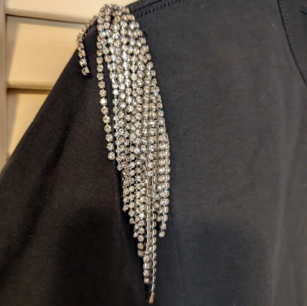 Veronica Beard Rumia rhinestone Tee Size Small - Picture 5 of 8